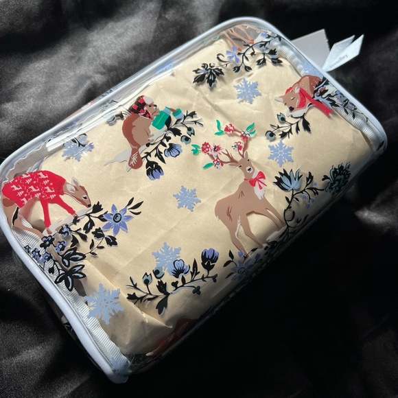 Vera Bradley Holiday Makeup Bag - Picture 2 of 5
